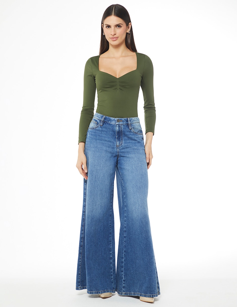 Body escote V para mujer 3