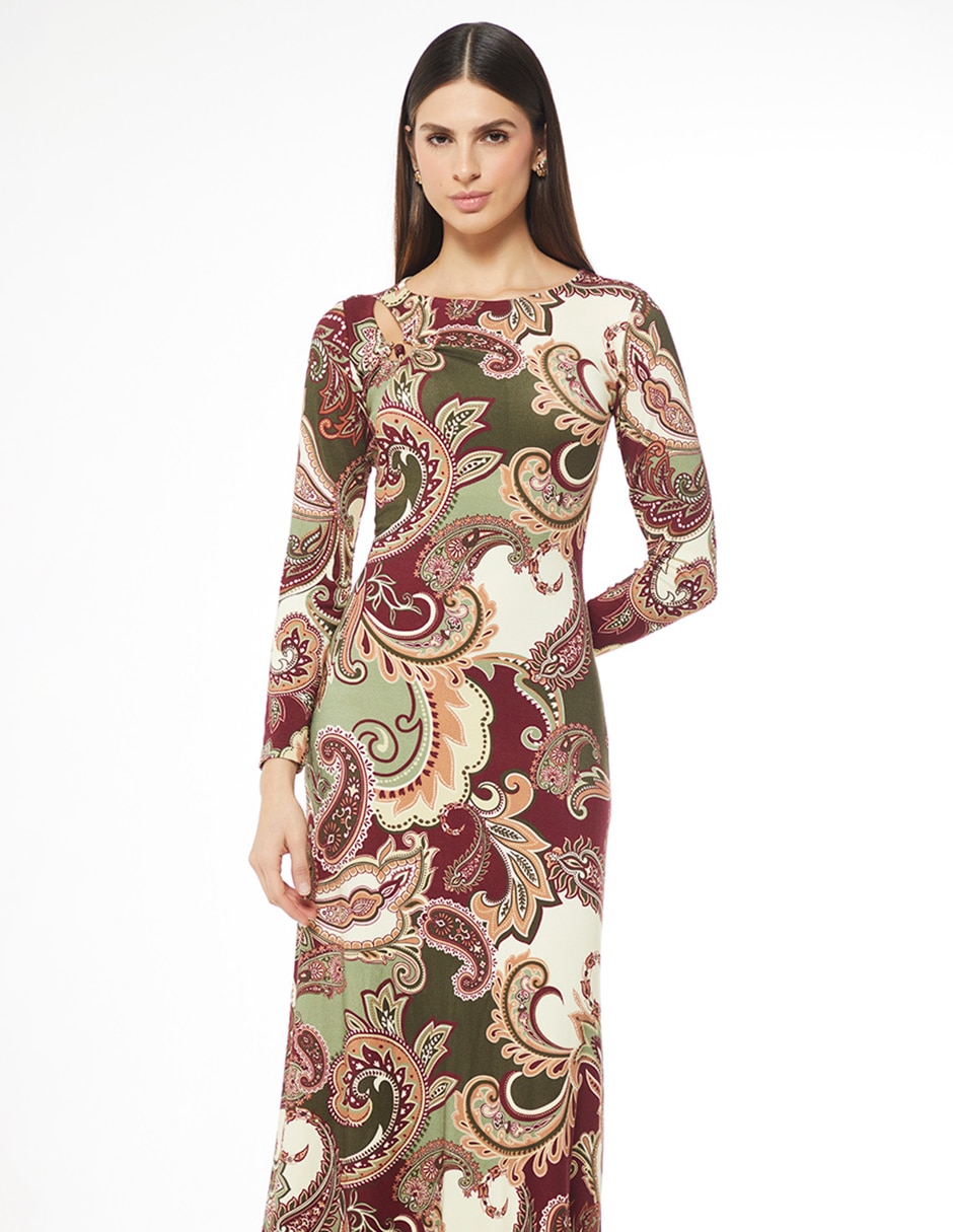 Vestido largo casual Studio F Paraiso Malawi para mujer