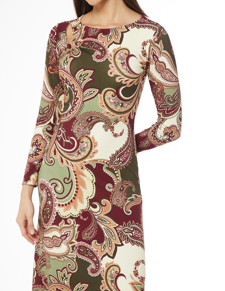 Vestido largo casual Studio F Paraiso Malawi para mujer