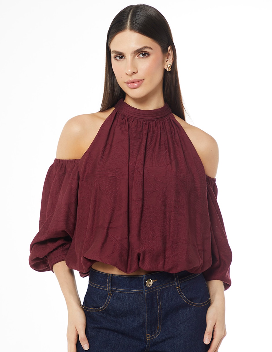 Blusa globo season manga 3/4 para mujer
