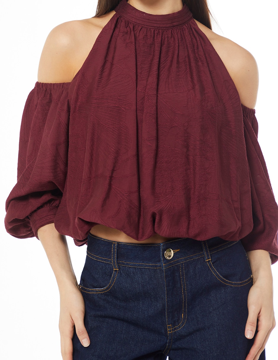 Blusa Studio F globo season manga 3/4 para mujer