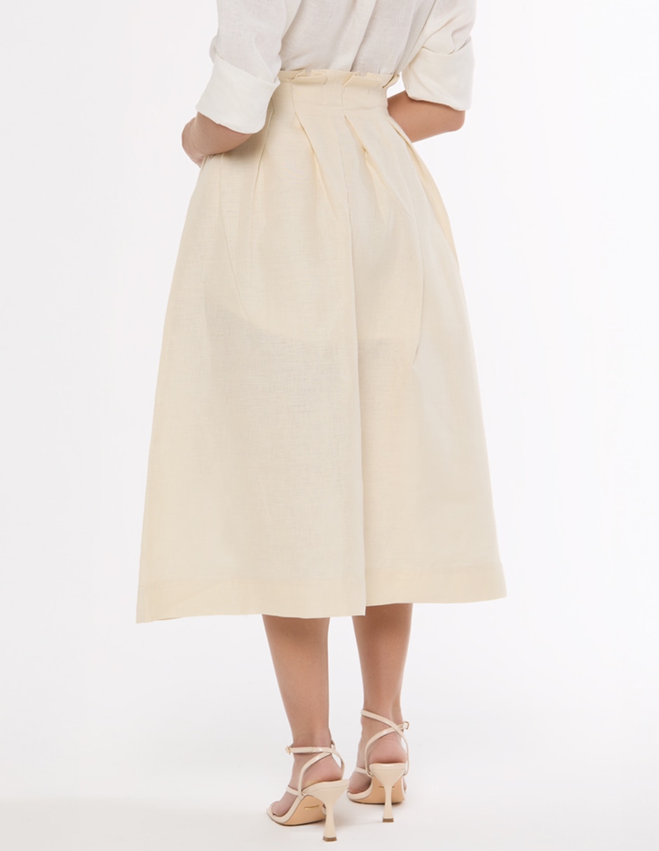 Falda midi Studio F a la cintura