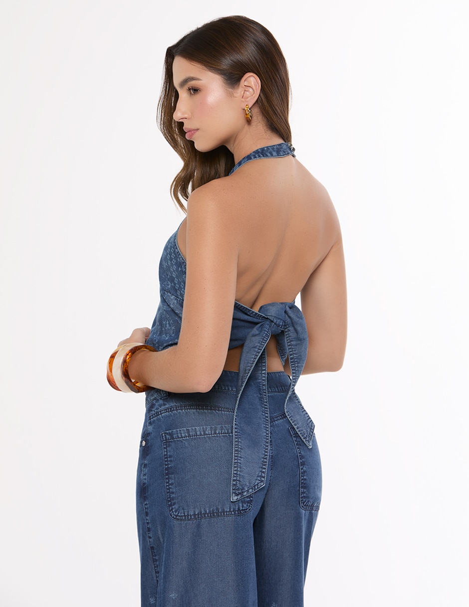 Blusa sin manga para mujer 4