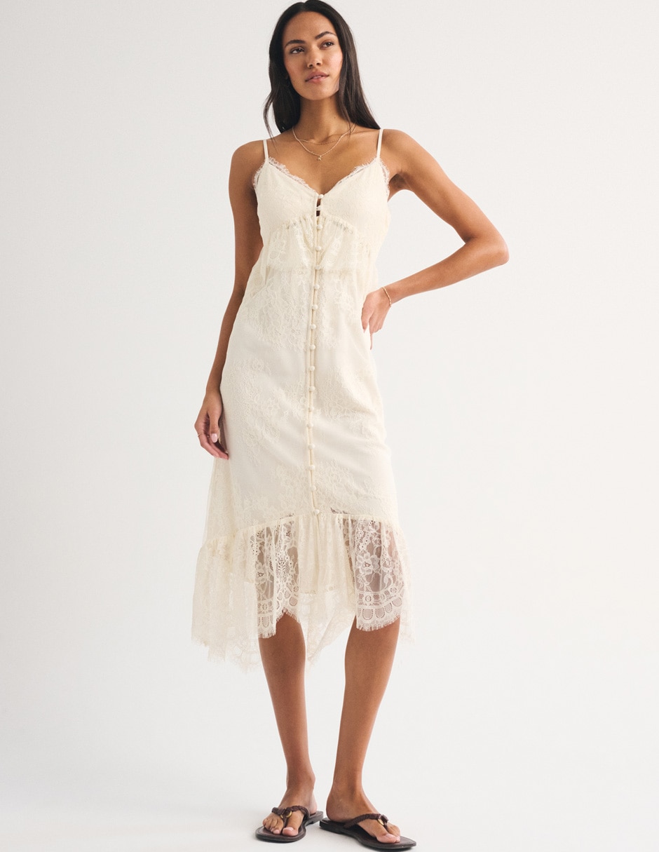 Vestido maxi casual Abercrombie & Fitch para mujer
