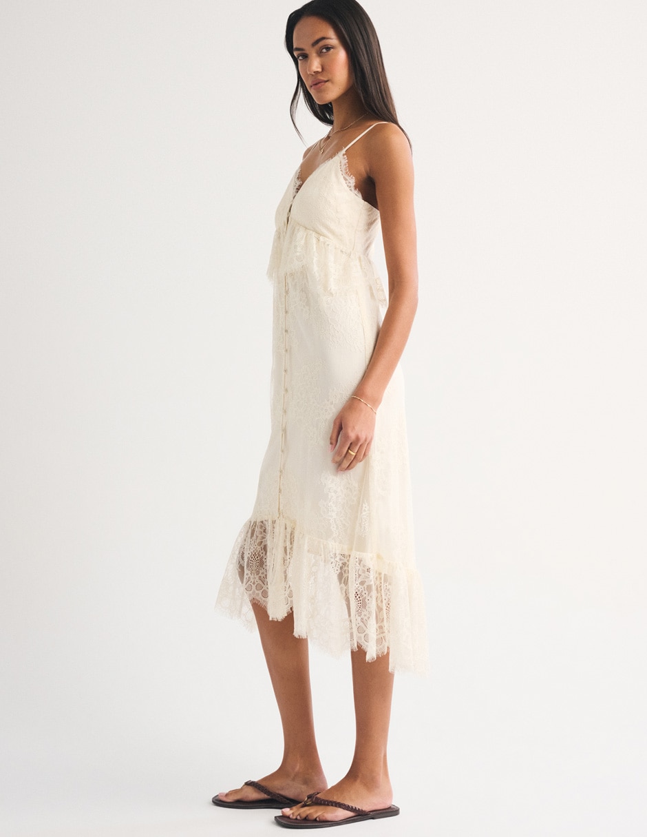 Vestido maxi casual Abercrombie & Fitch para mujer