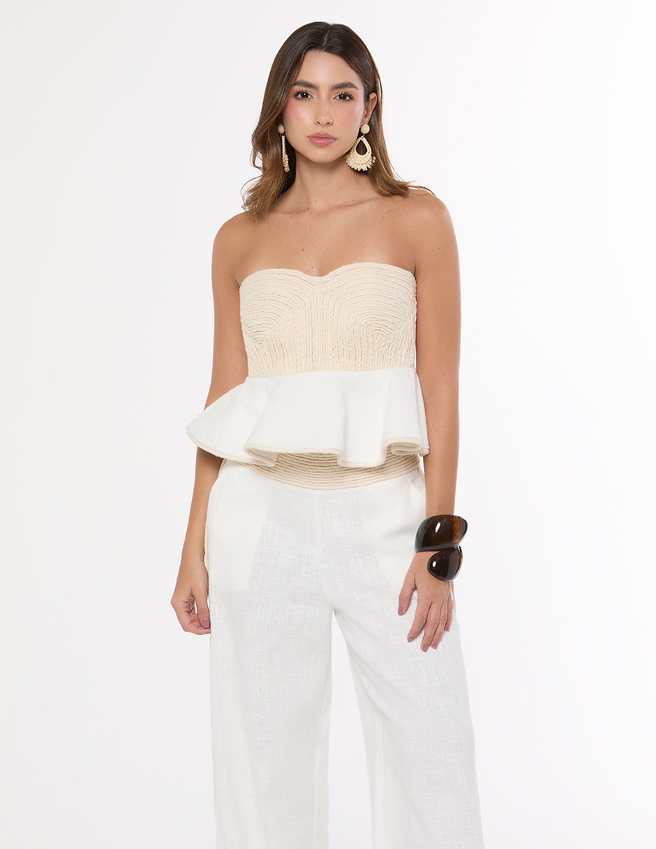 Blusa sin manga para mujer