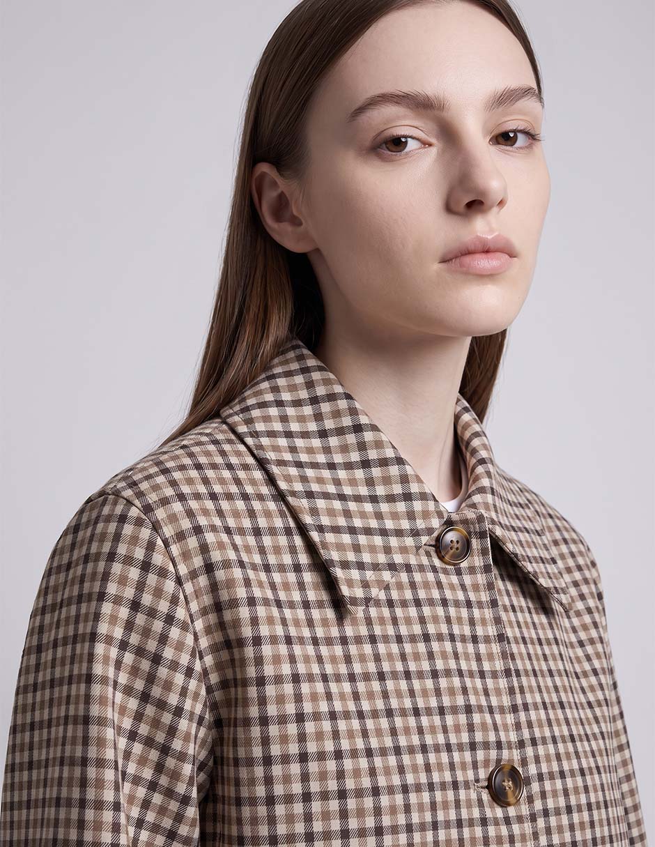 Gabardina con bolsillos para mujer 3