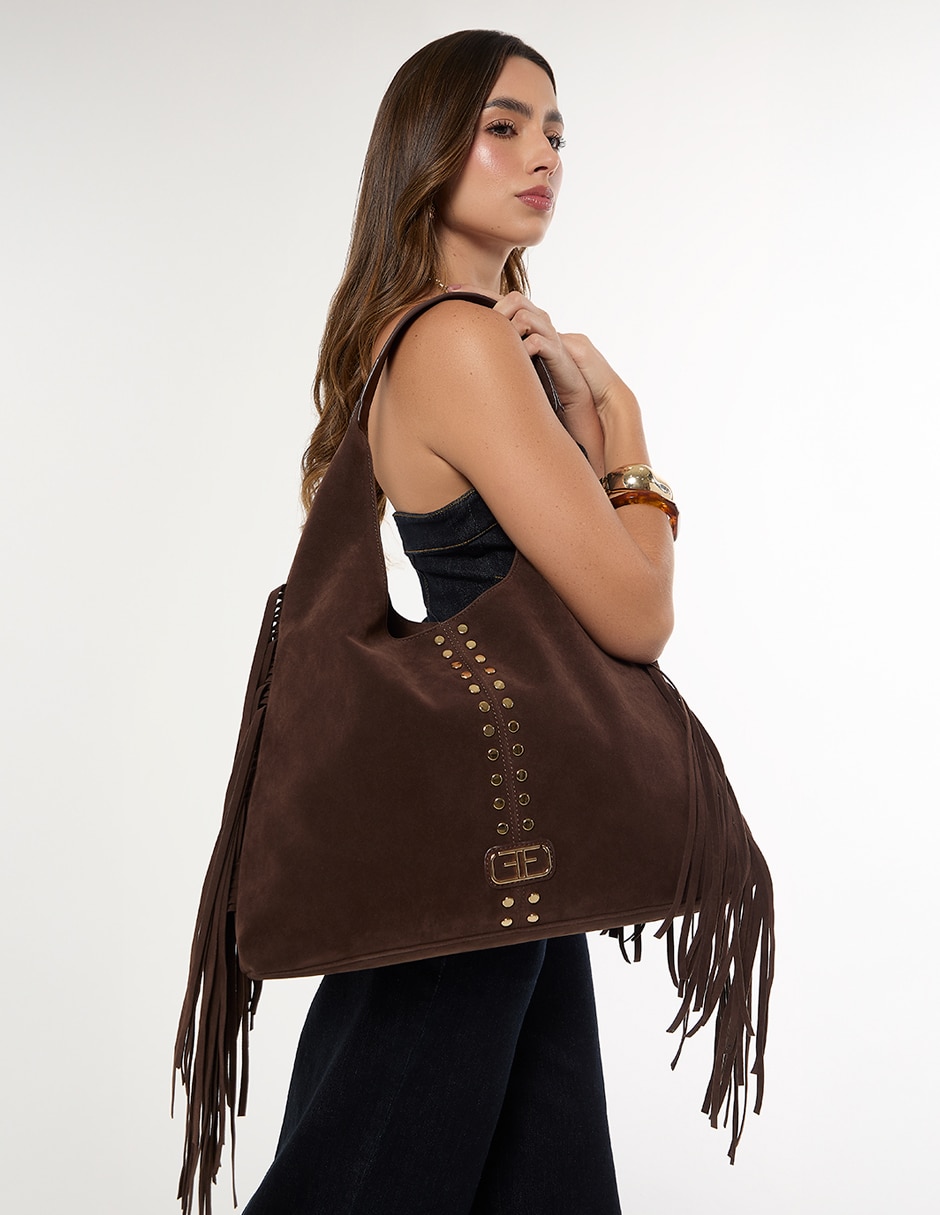 Bolsa shoulder de cuero para mujer 3