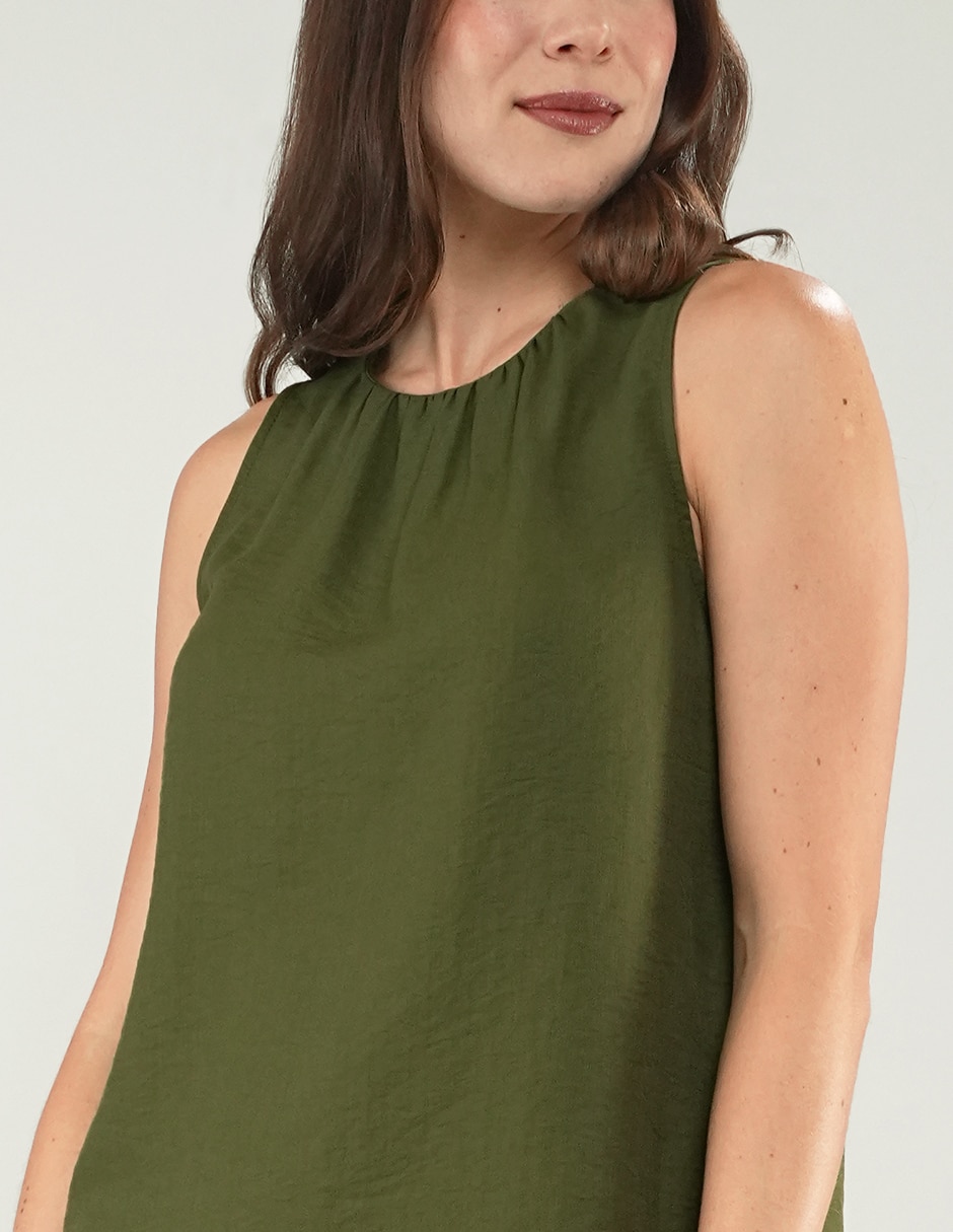 Blusa sin manga para mujer 3