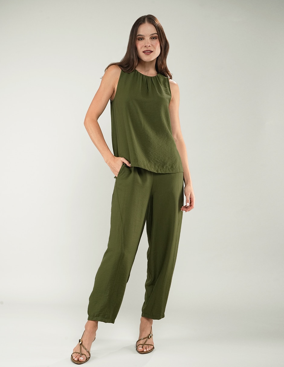 Blusa sin manga para mujer 4