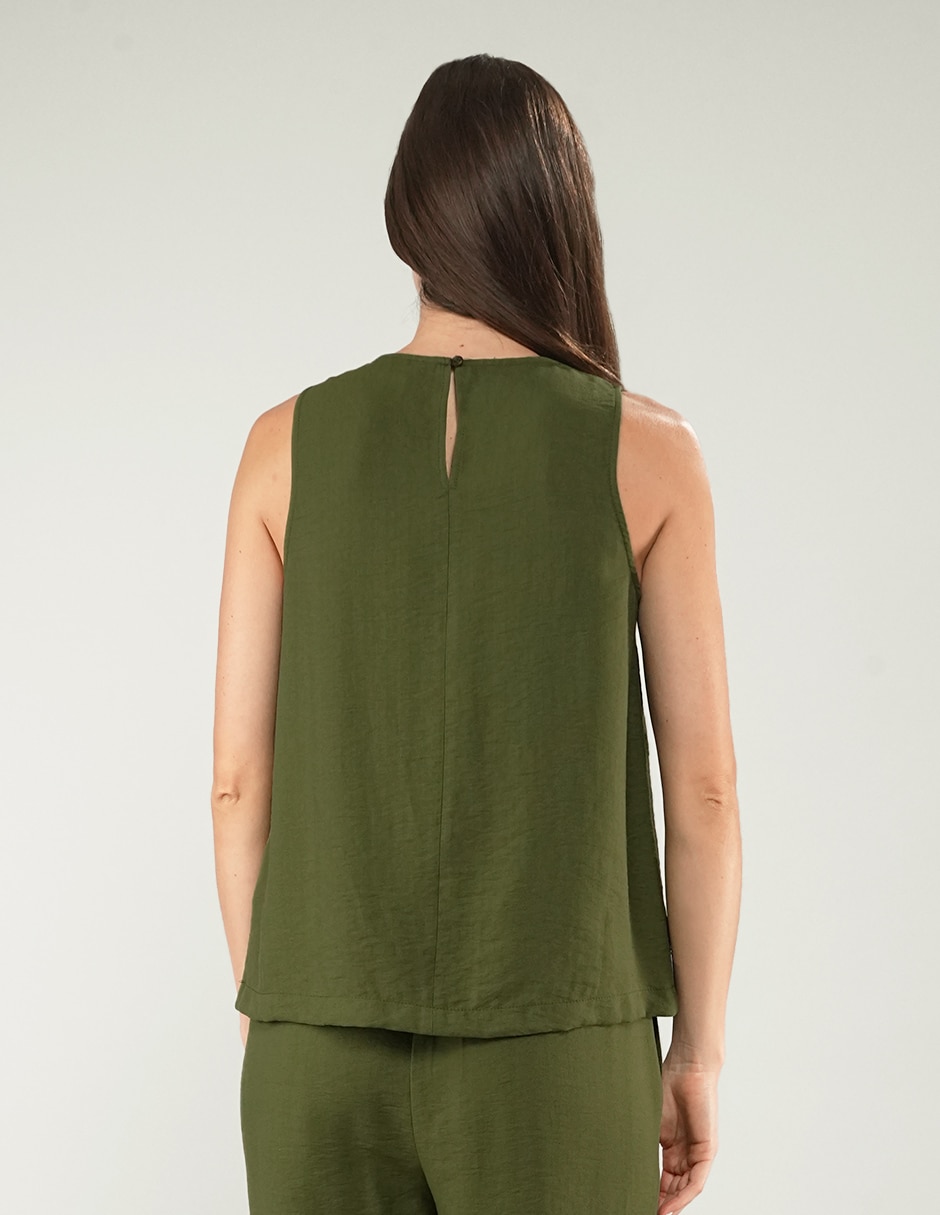 Blusa sin manga para mujer 5