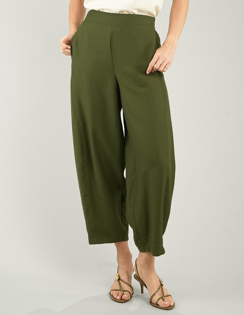 Pantalón regular parallel barrel para mujer