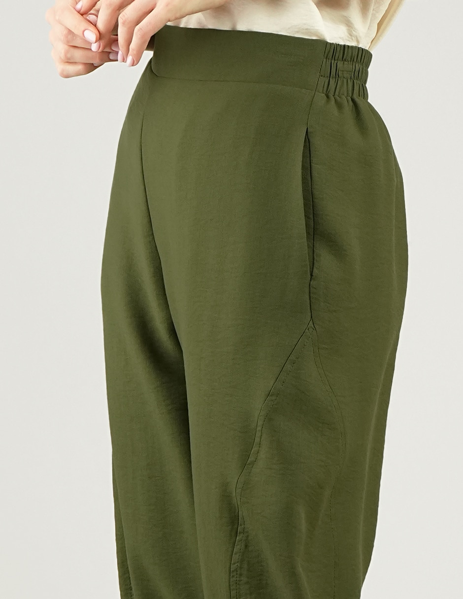 Pantalón regular parallel barrel para mujer
