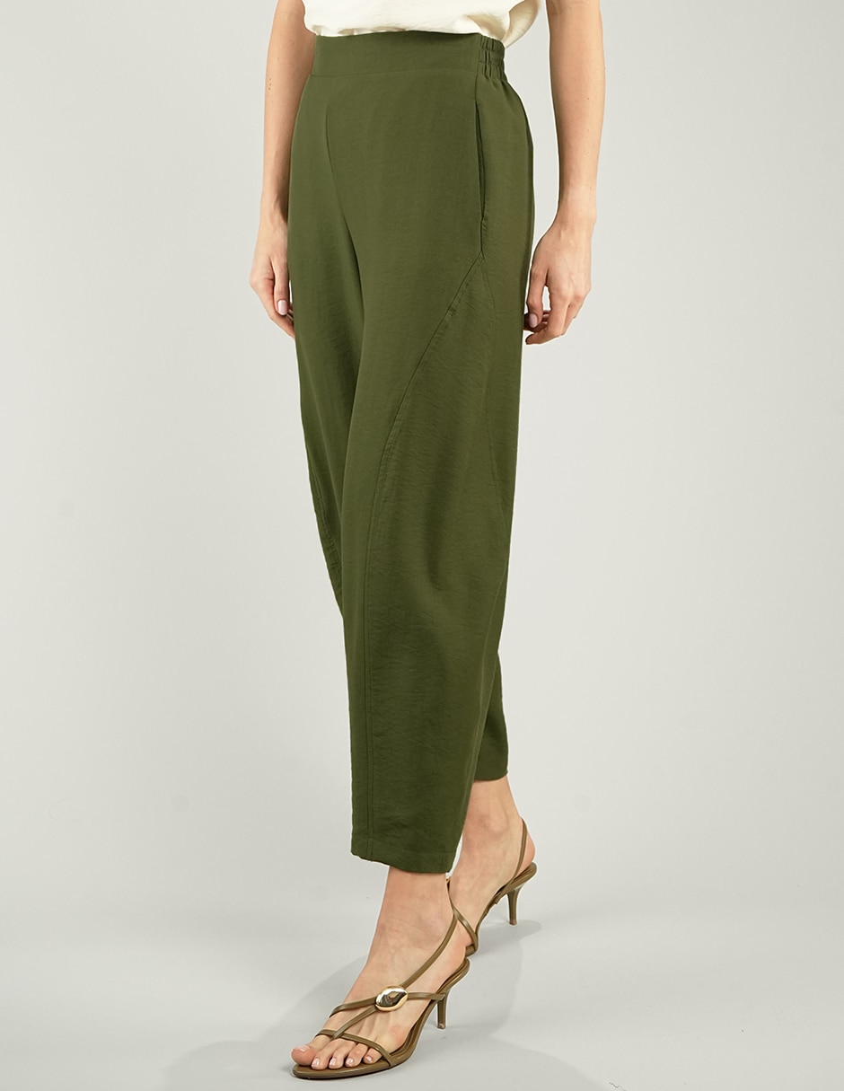 Pantalón regular parallel barrel para mujer