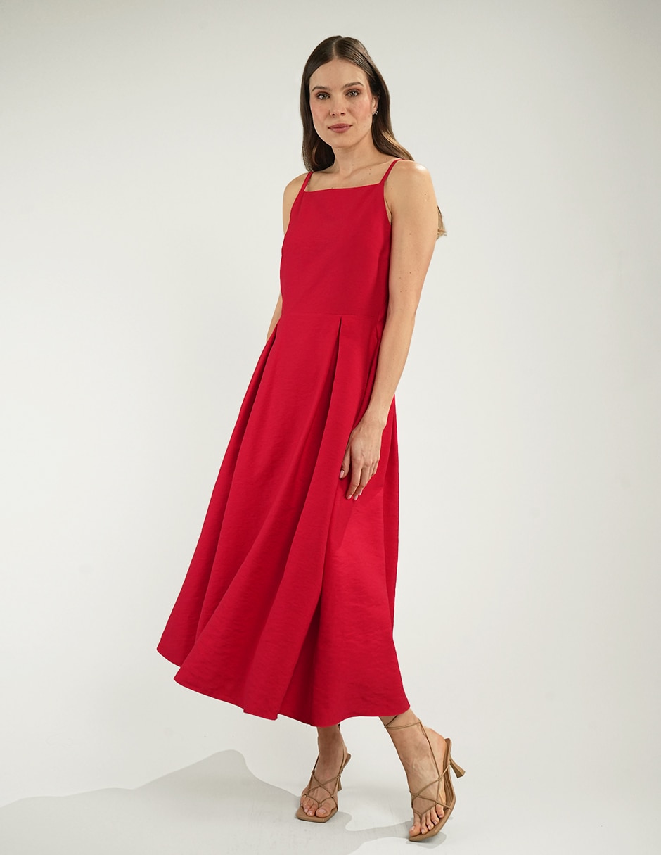 Vestido midi casual agosto para mujer 1