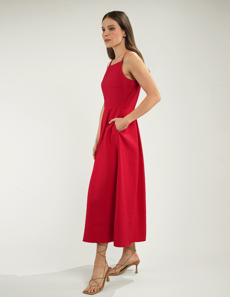 Vestido midi casual agosto para mujer 3
