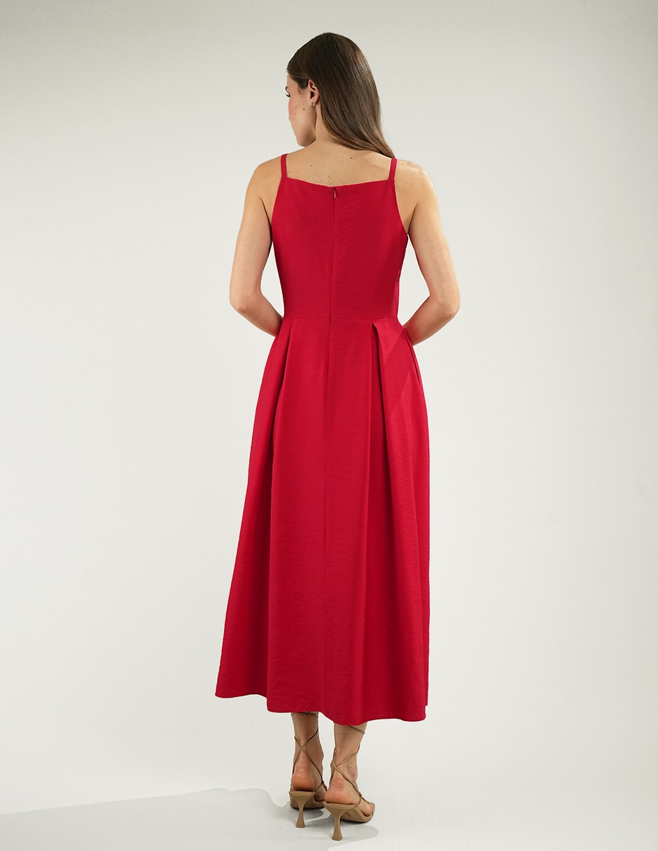 Vestido midi casual agosto para mujer 4