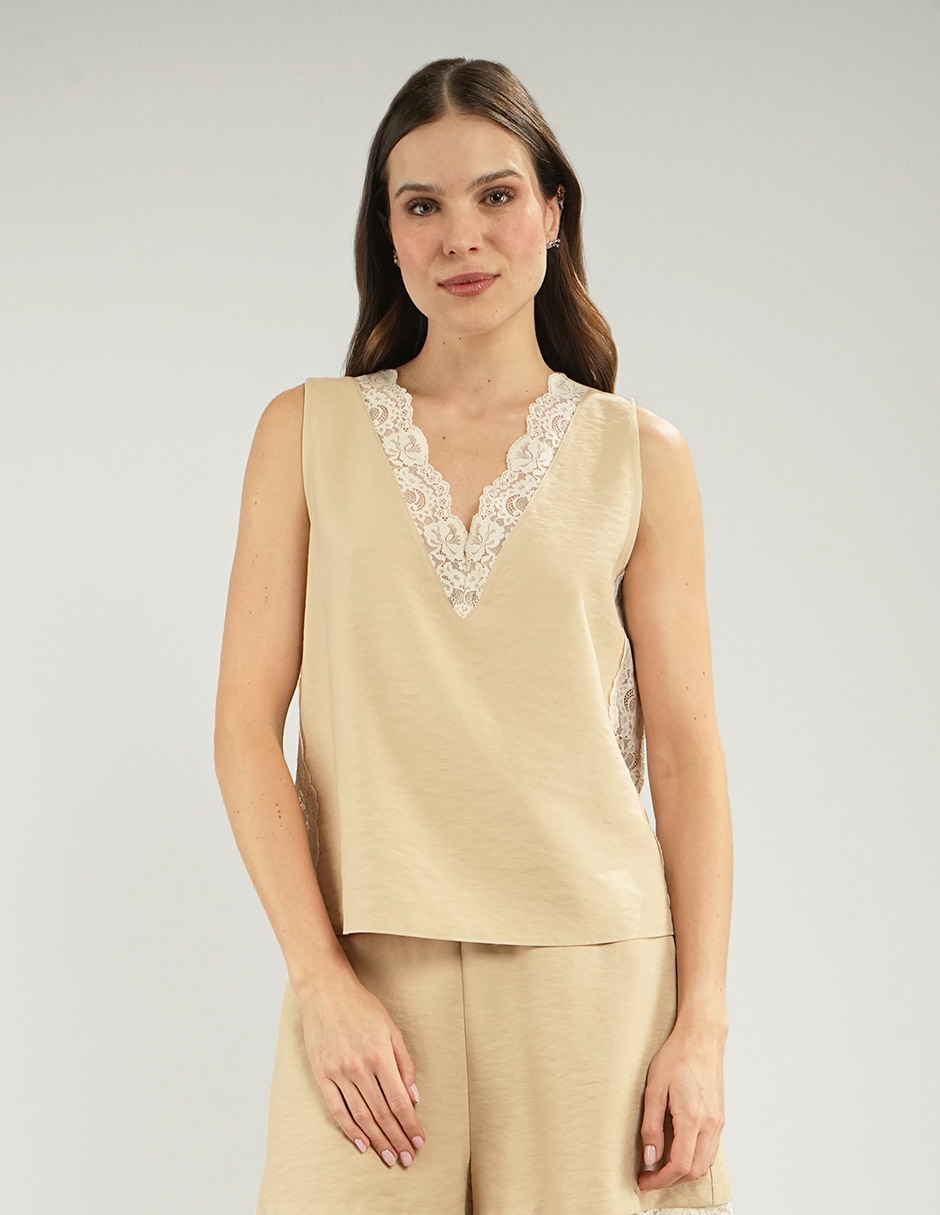 Blusa agosto manga sin manga para mujer Blusa agosto manga sin manga para mujer
