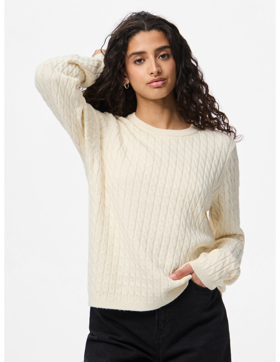 Suéter cuello redondo para mujer 1