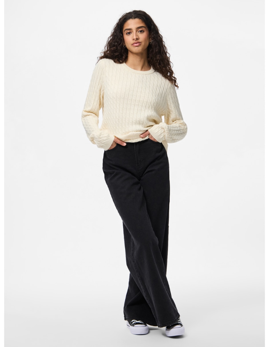 Suéter cuello redondo para mujer 3