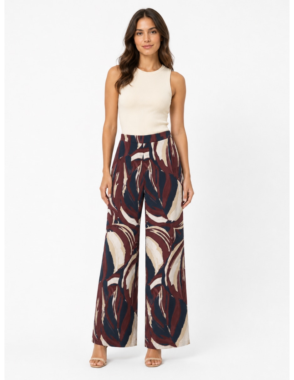Pantalón easy pant wide leg para mujer 4