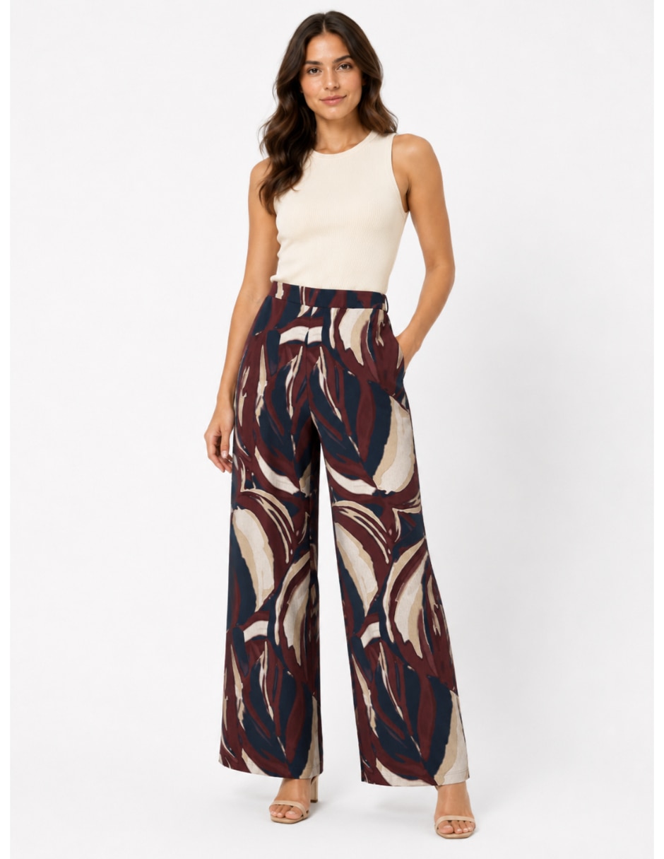 Pantalón easy pant wide leg para mujer 3