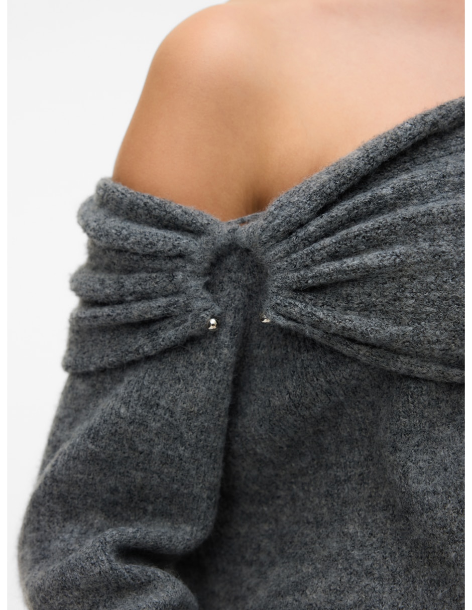 Suéter cuello Bardot para mujer 3