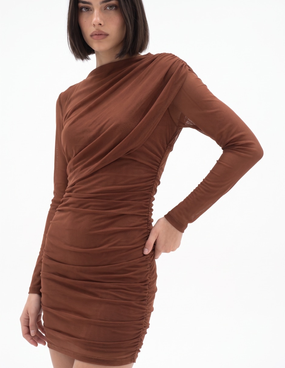 Vestido corto casual para mujer 4