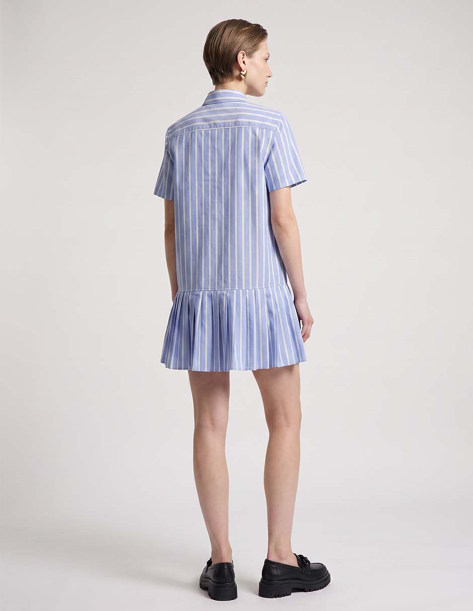 Vestido arriba rodilla casual para mujer 2