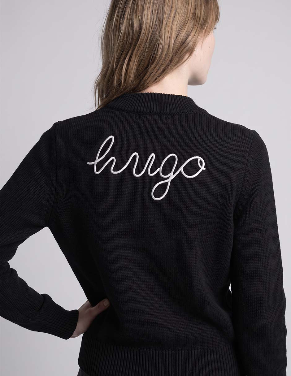 Suéter cuello redondo para mujer 2