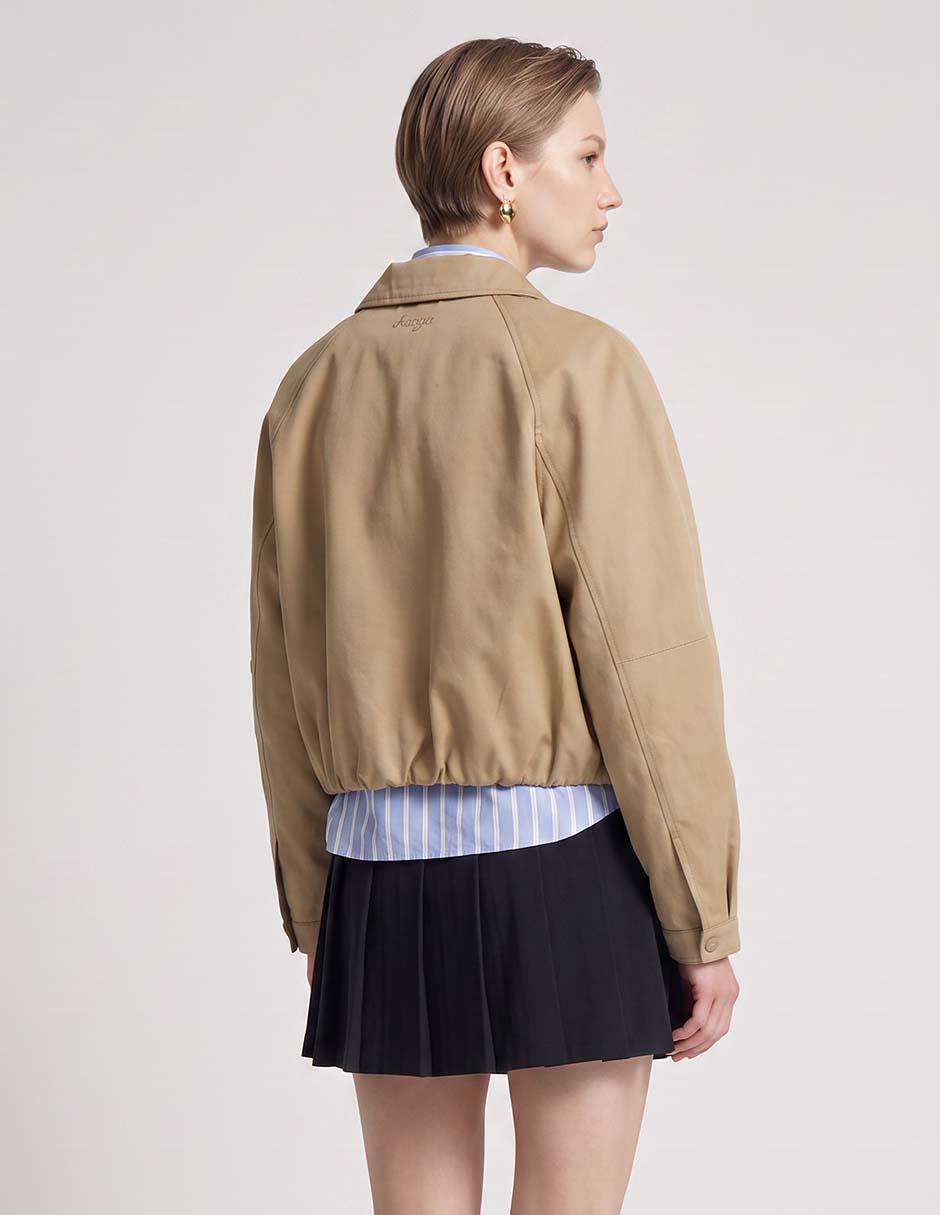 Chamarra bomber de algodón para mujer 2