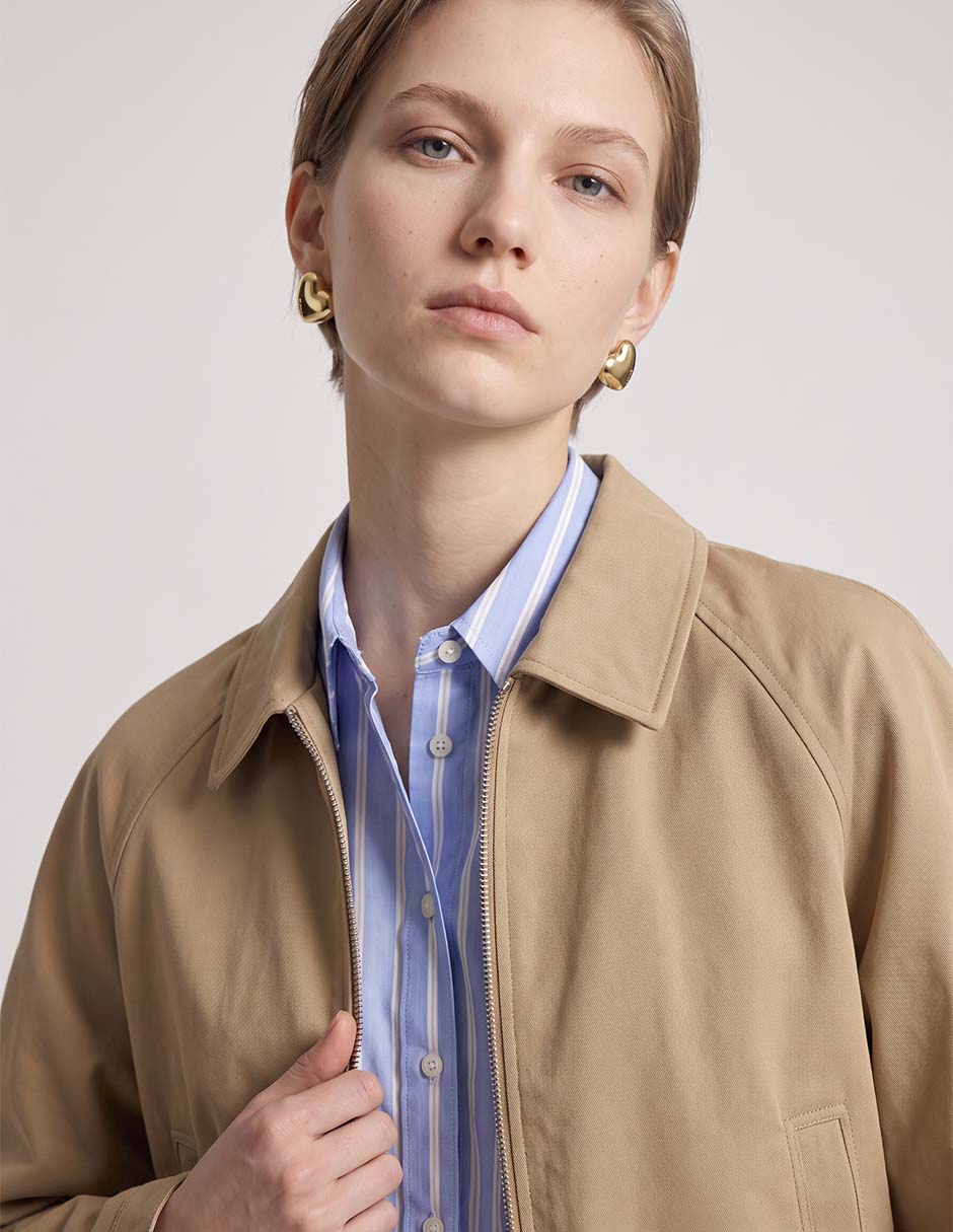 Chamarra bomber de algodón para mujer 3