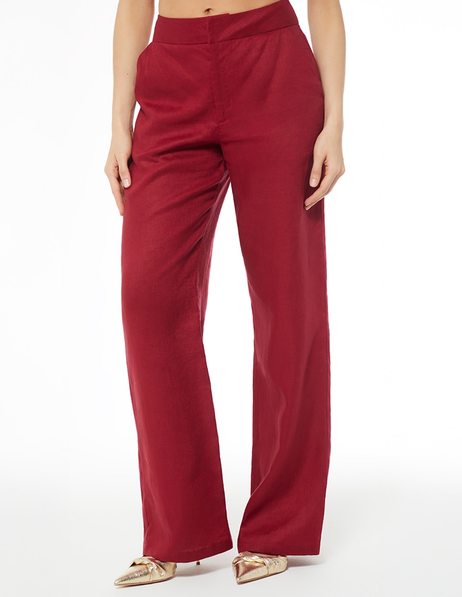 Pantalón regular studio f bota para mujer