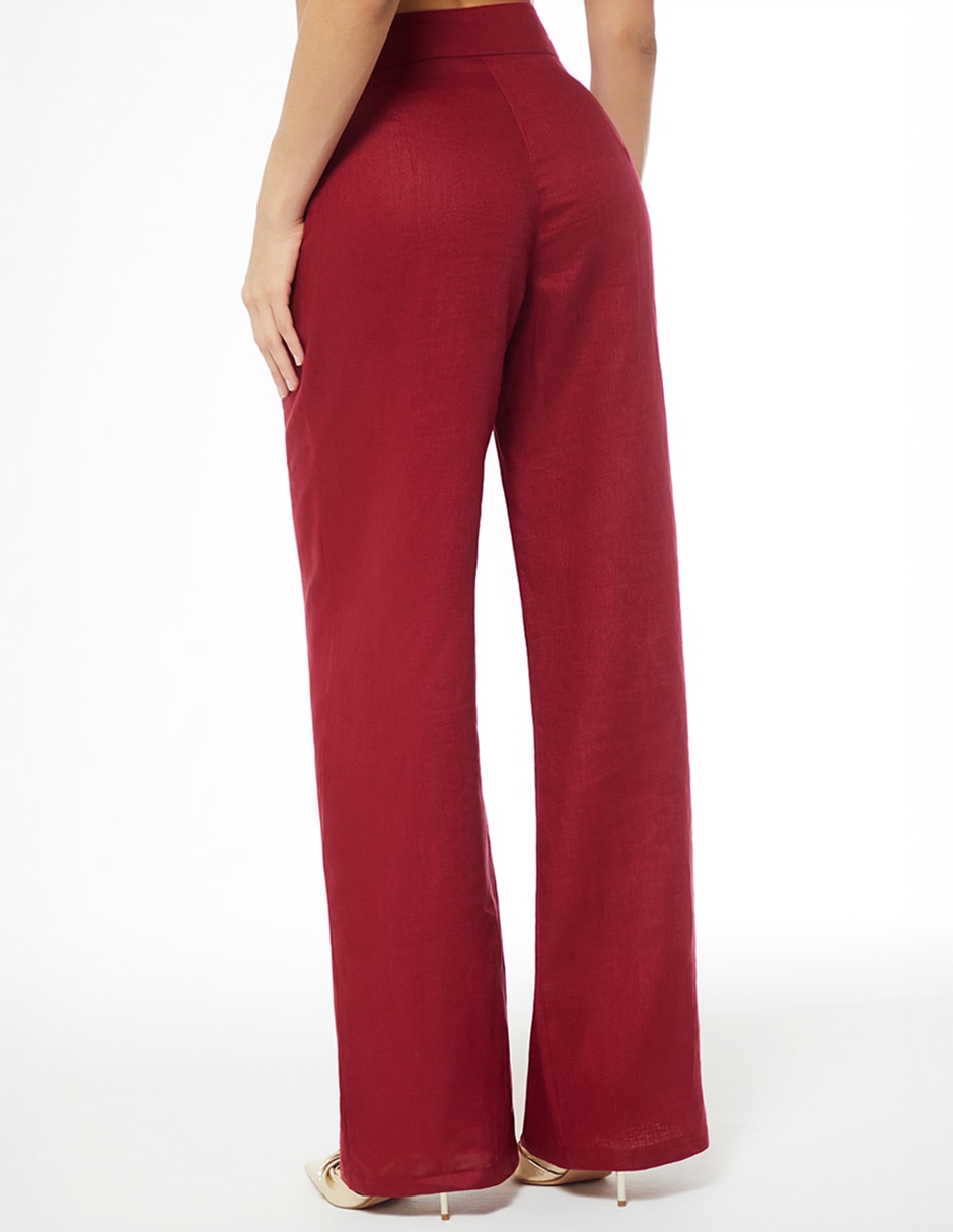 Pantalón regular studio f bota para mujer