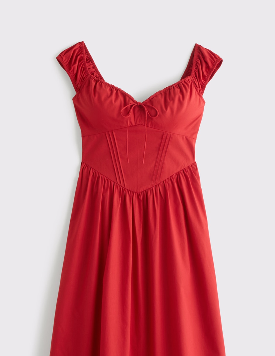 Vestido midi Abercrombie & Fitch para mujer