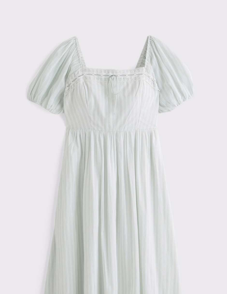 Vestido midi casual abercrombie & fitch para mujer
