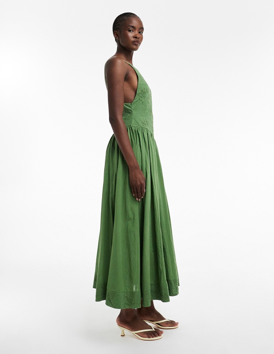 Vestido largo casual para mujer 3