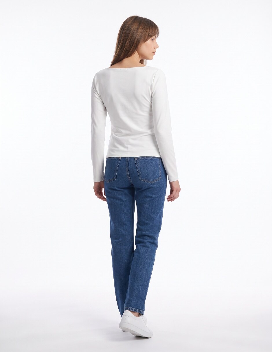 Blusa manga larga para mujer 2