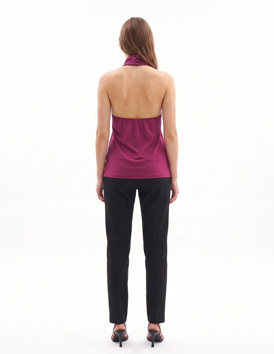 Blusa sin manga para mujer 2
