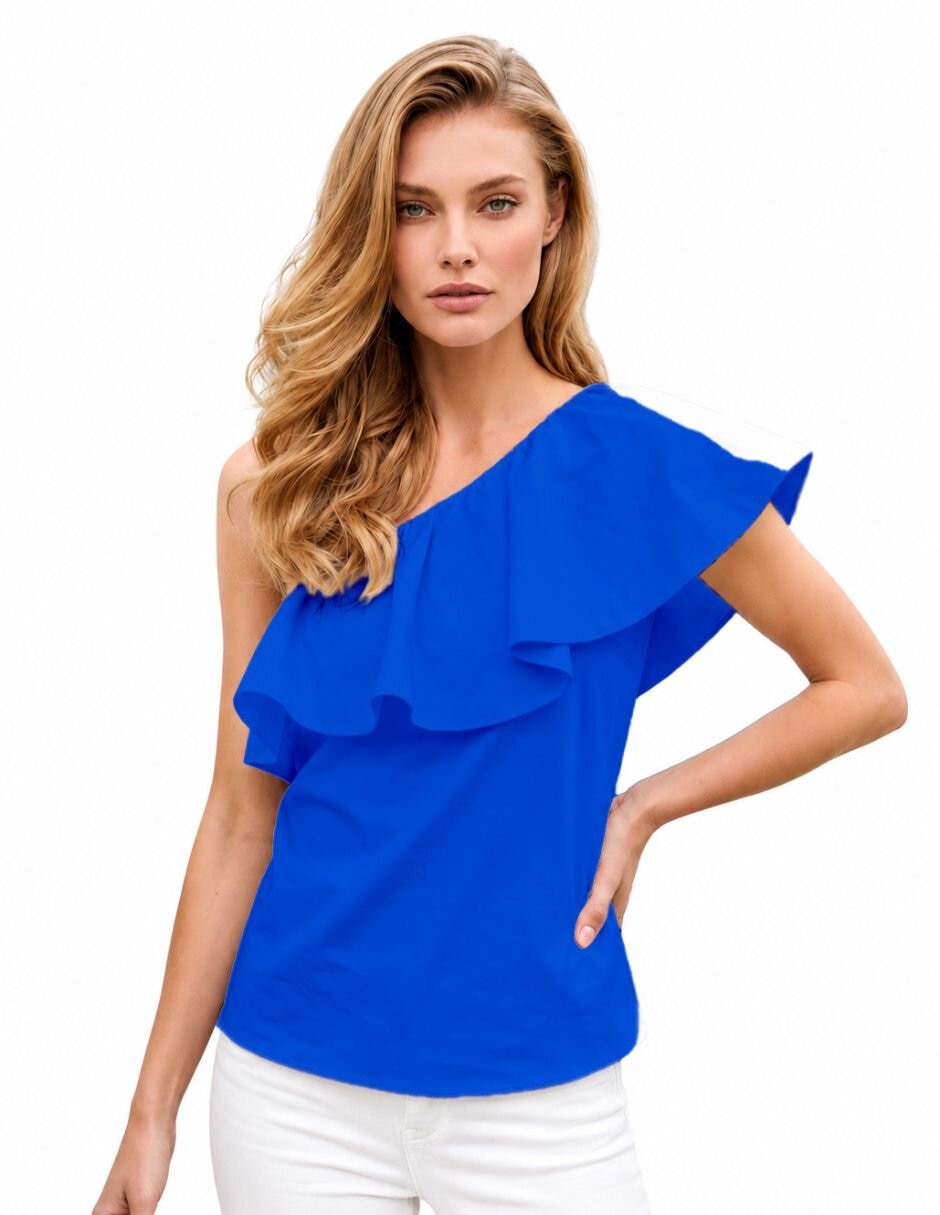 Blusa manga corta para mujer
