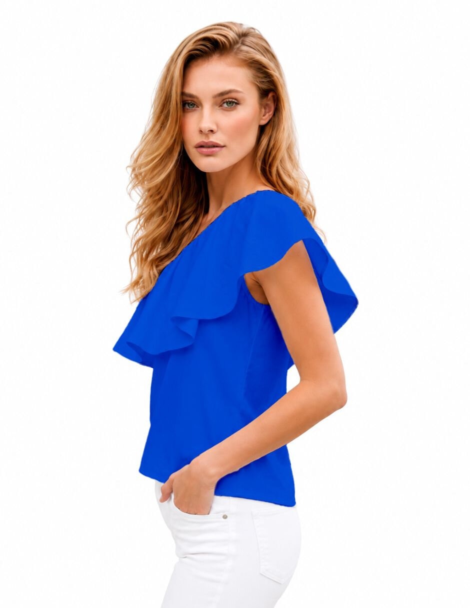 Blusa manga corta para mujer