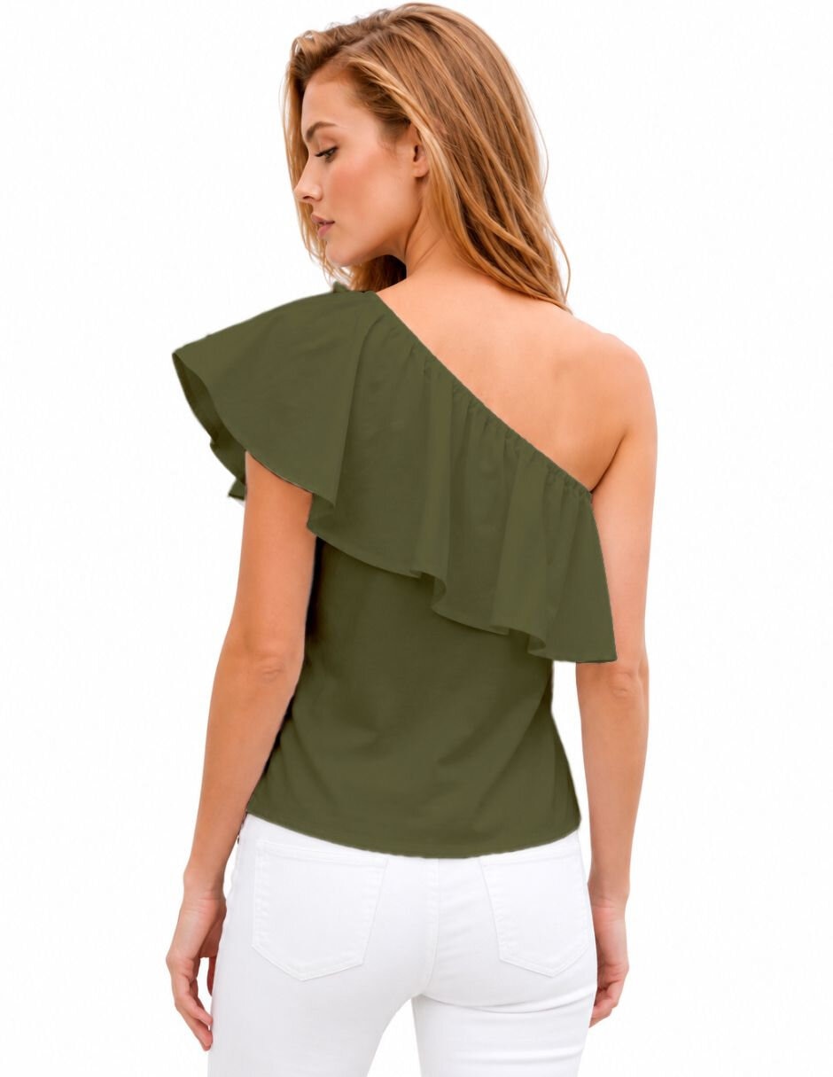 Blusa manga corta para mujer