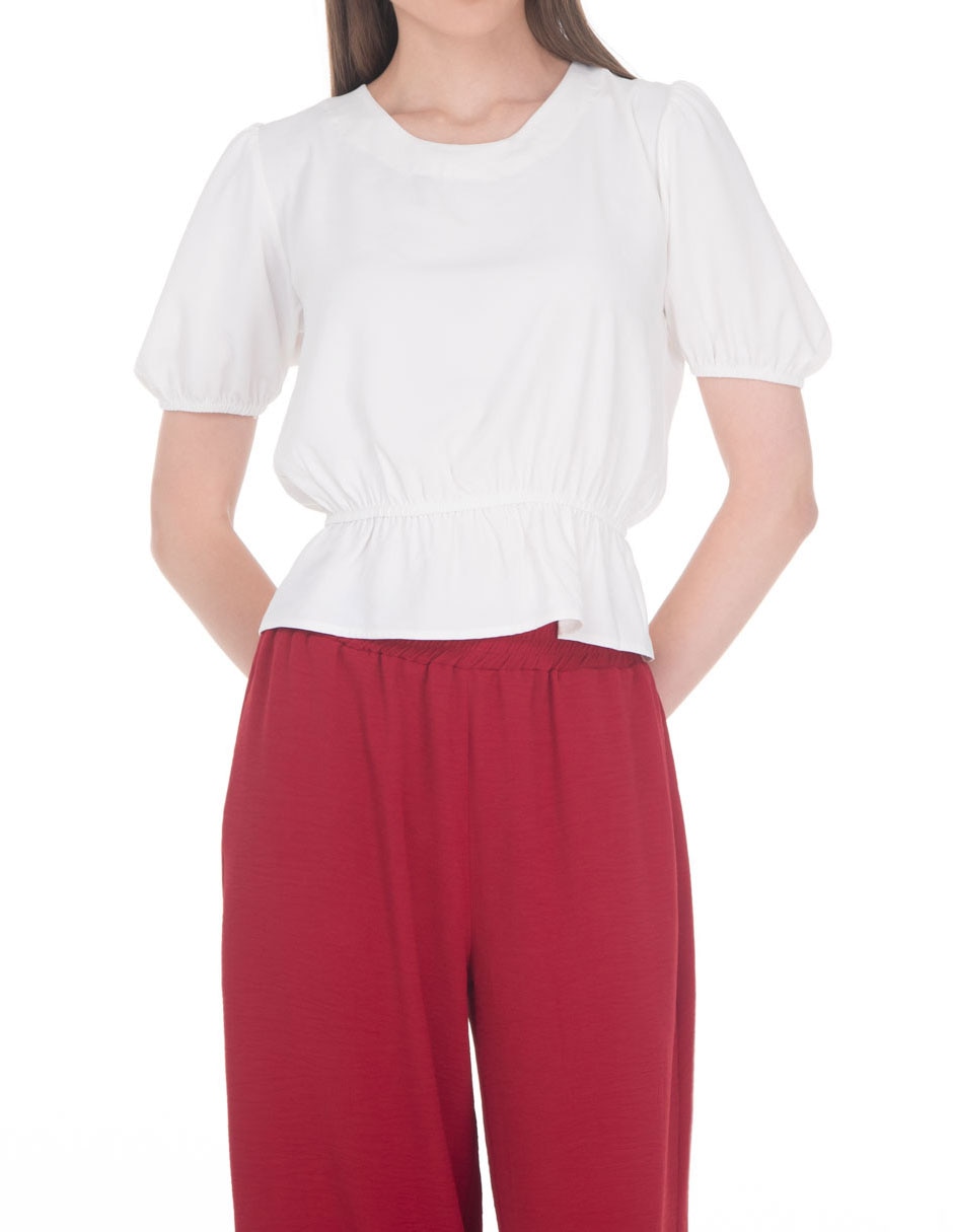 Blusa manga al codo para mujer 3