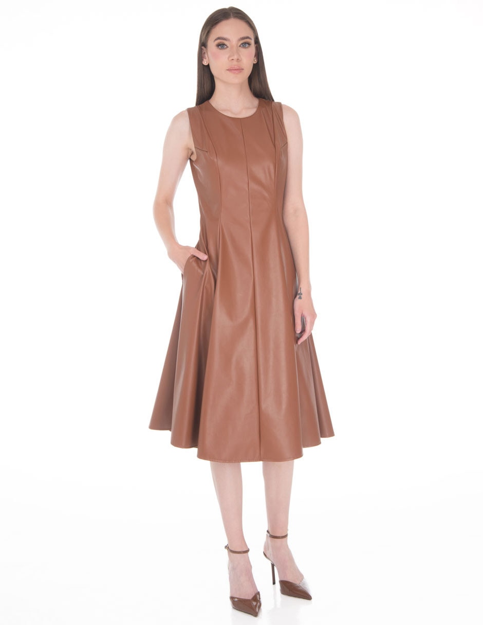 Vestido midi casual para mujer Vestido midi casual para mujer
