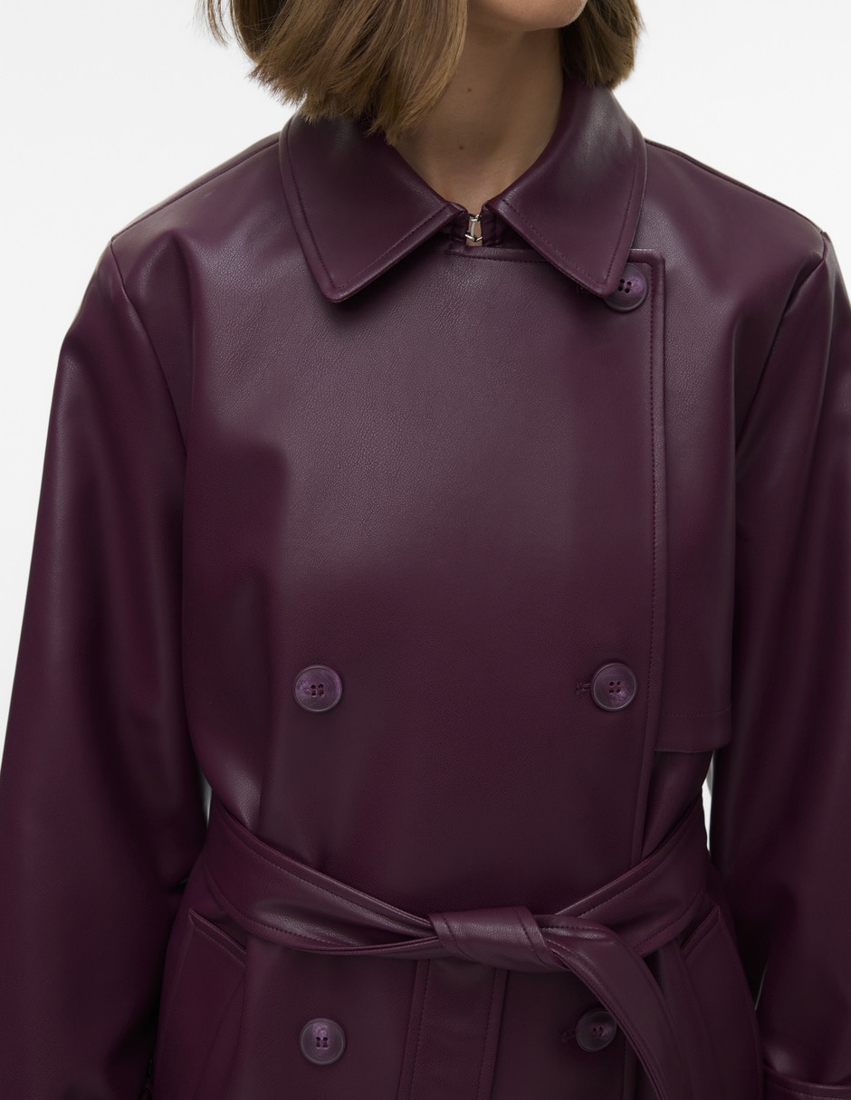 Gabardina impermeable con bolsa para mujer 3