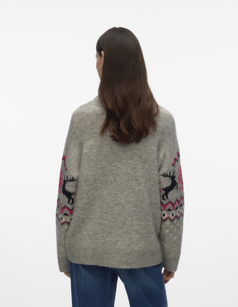 Suéter cuello redondo para mujer 2