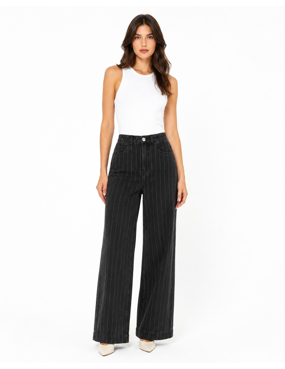 Jeans wide leg para mujer 4