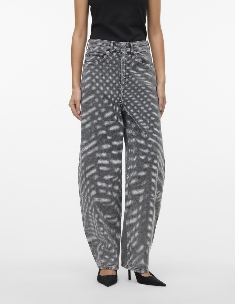 Jeans barrel para mujer