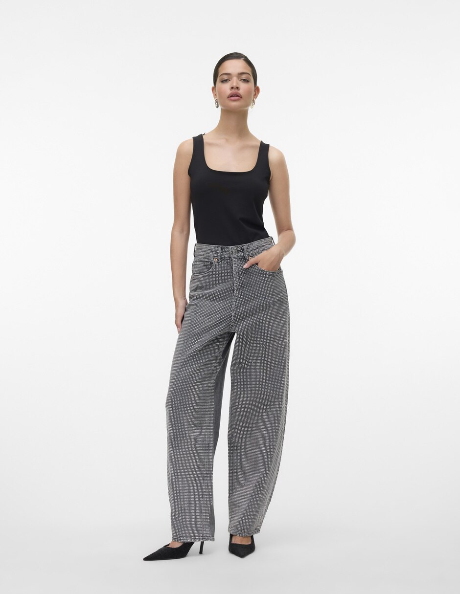 Jeans barrel para mujer 3