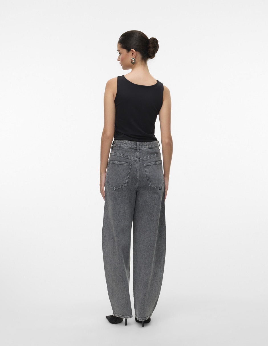 Jeans barrel para mujer 4